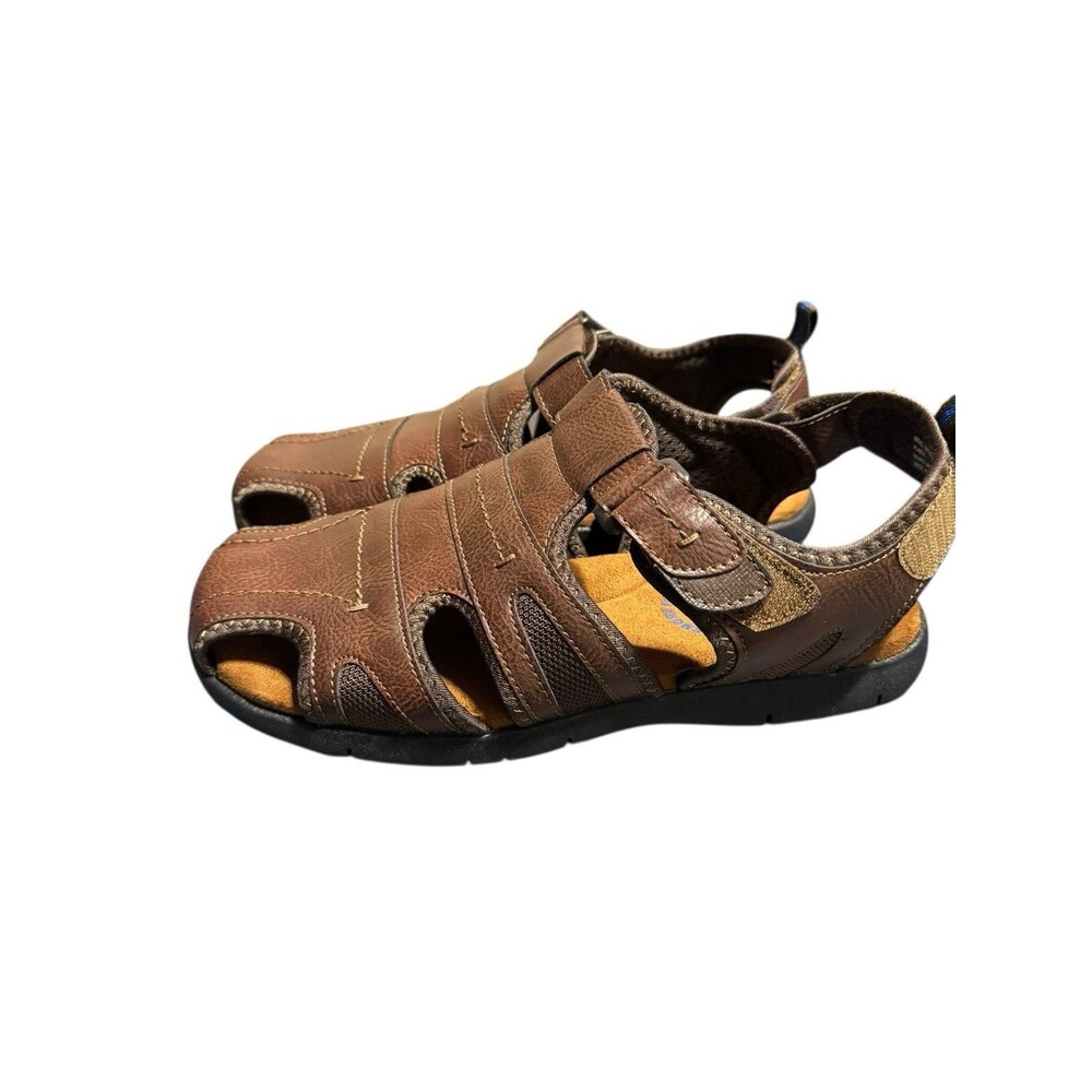 Nunn Bush Dual Comfort Men’s Fisherman Sandals Size 10 W(EEE) NWT Tan - Picture 3 of 15